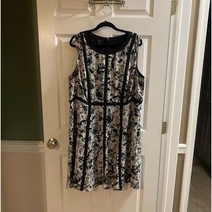 Talbots fully lined like-new floral dress